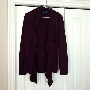 Purple Karen Scott Cardigan, Medium